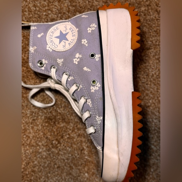 Converse Run Star Hike Platform High 'Floral & Paisley' Women Shoe Size 6.5 - Picture 9 of 15